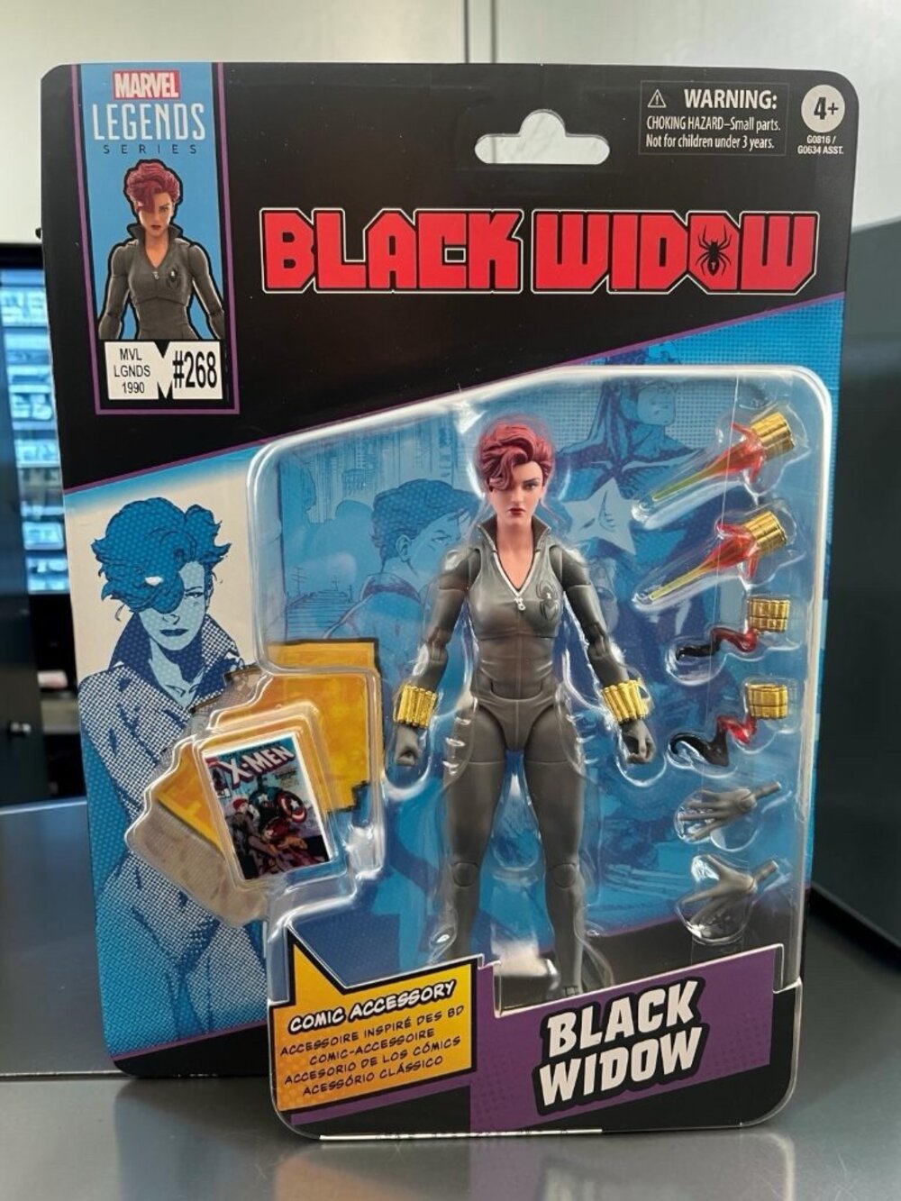 The Uncanny X-Men #268 Marvel Legends BLACK WIDOW Action Figure 6" Figure new!!!